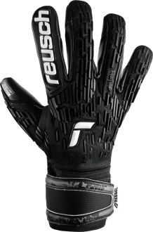 Reusch Attrakt Freegel Infinity Finger Support 5370730 7700 black front